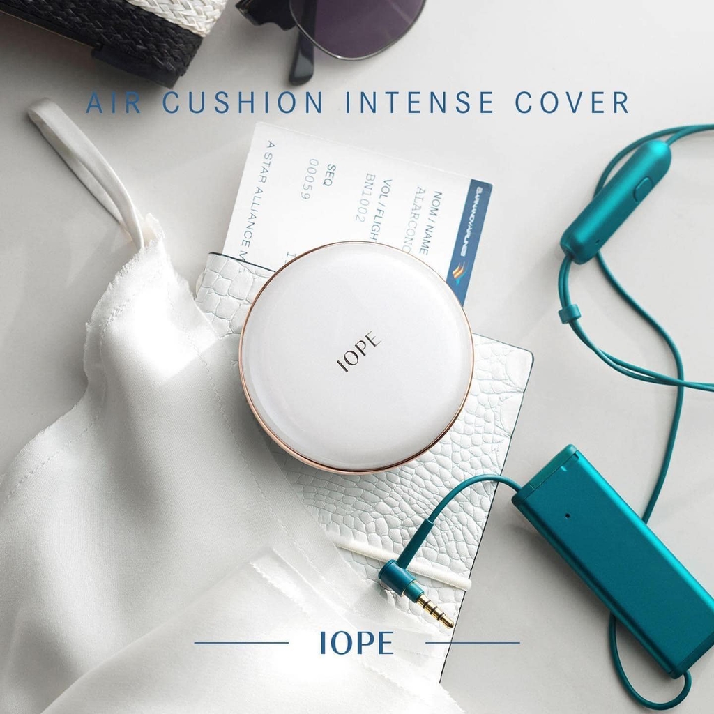 Phấn Nước IOPE Air Cover Cushion SPF 50+ PA+++ ( Tặng Kèm 1 Lõi)