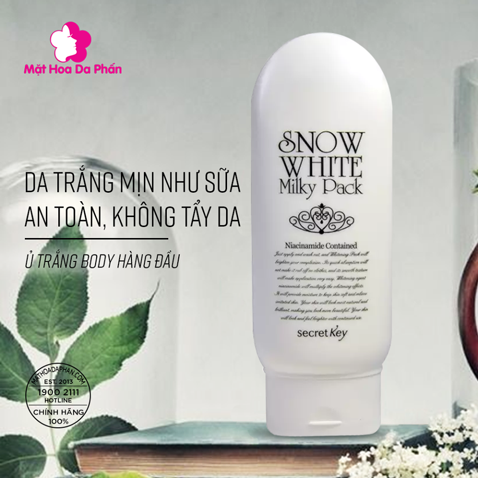 Kem Dưỡng Secret Key Snow White Milky Pack 200G