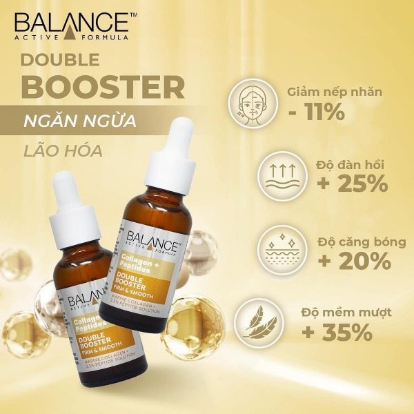 Serum Balance Active Formula Collagen + Peptides 30ml Collagen + Peptides Double Booster