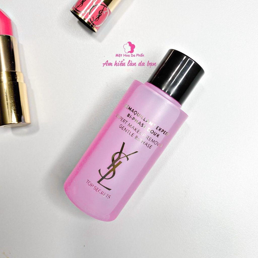 Bộ Trang Điểm YSL Rose (4 Ea: Pouch-Son-Body Lotion- Makeup Remover)
