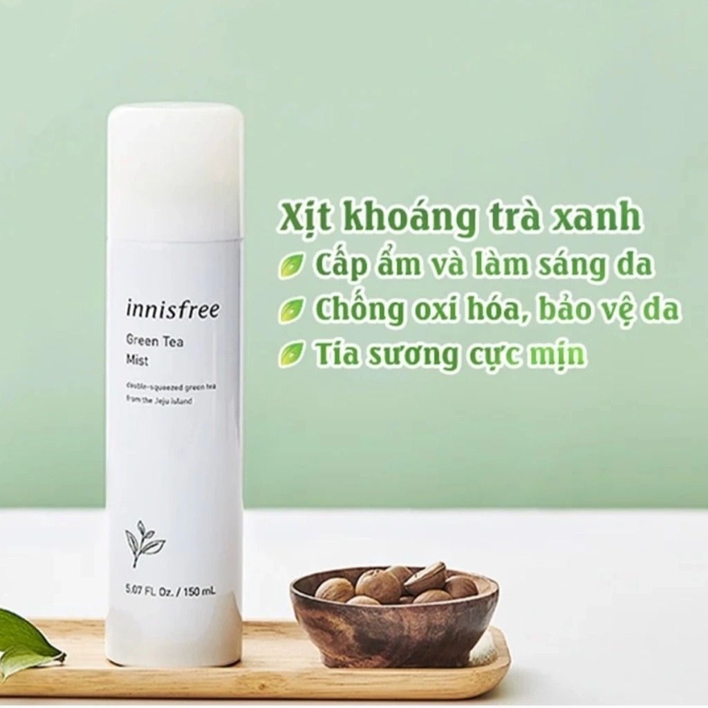 Xịt Khoáng Innisfree Green Tea Mist 150ml