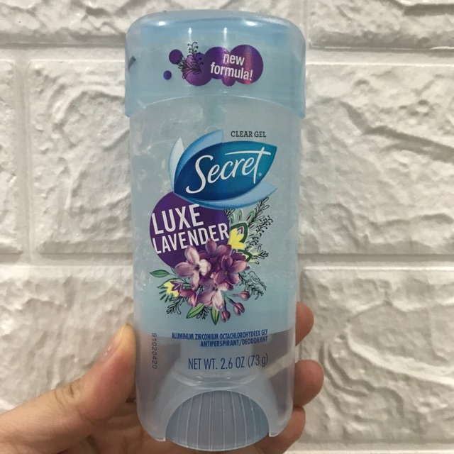 Lăn Khử Mùi Secret Clear Gel - Luxe Lavender 73G