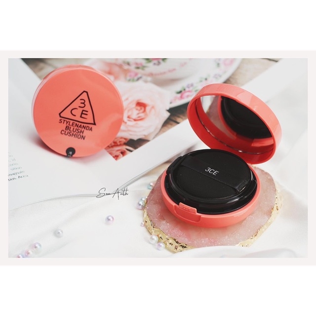 Má Hồng Cushion 3CE Blush #Peach