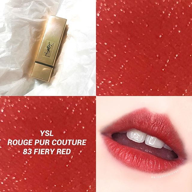 Son YSL Rouge Pur Couture #83 Fiery Red