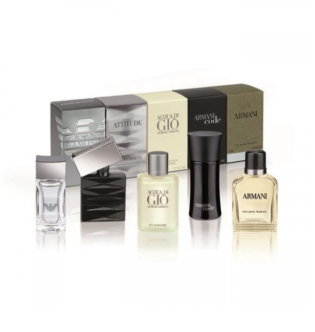 SET NƯỚC HOA NAM GIORGIO ARMANI MINI ( 5 chai)