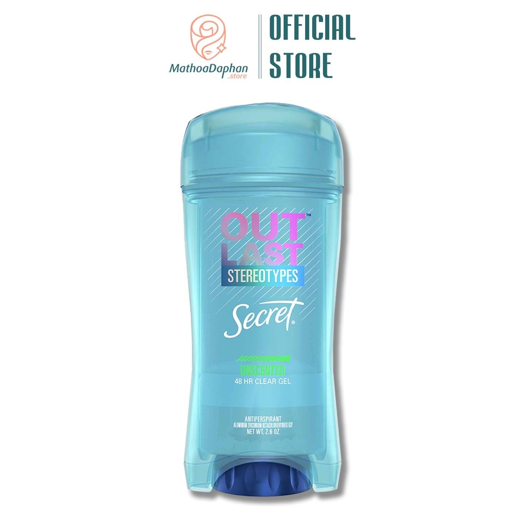 Gel Ngăn Tiết Mồ Hôi Và Khử Mùi Secret  Nhiều Mùi Hương 73Gr