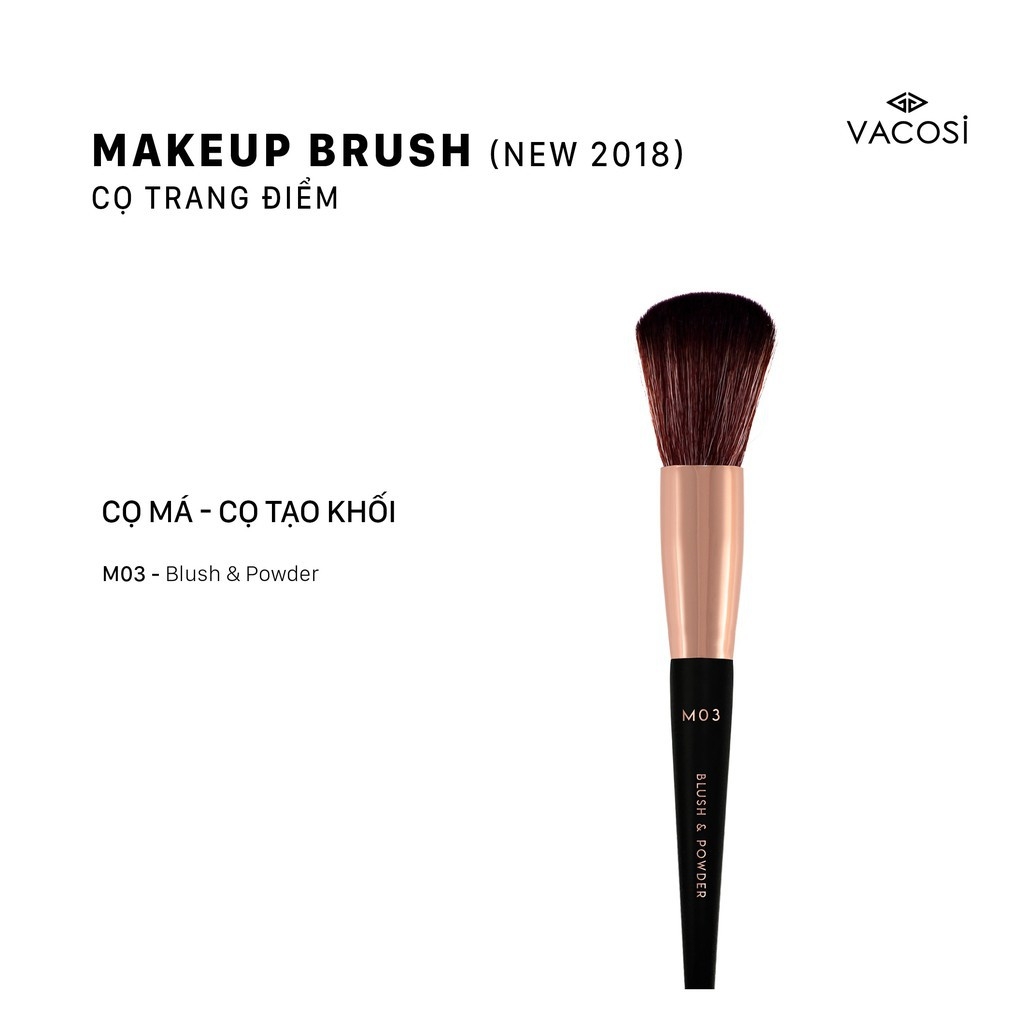 Vacosi Cọ phủ trung - M03 (Nhập khẩu) – Siêu thị mỹ phẩm