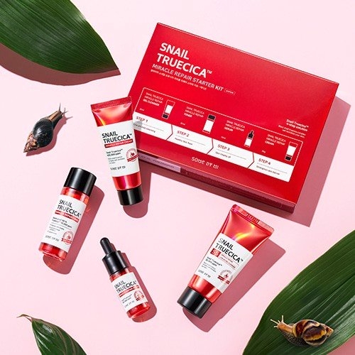 Bộ Kit Dưỡng Da Some By Mi Snail Truecica Miracle Repair Starter Kit 4 món