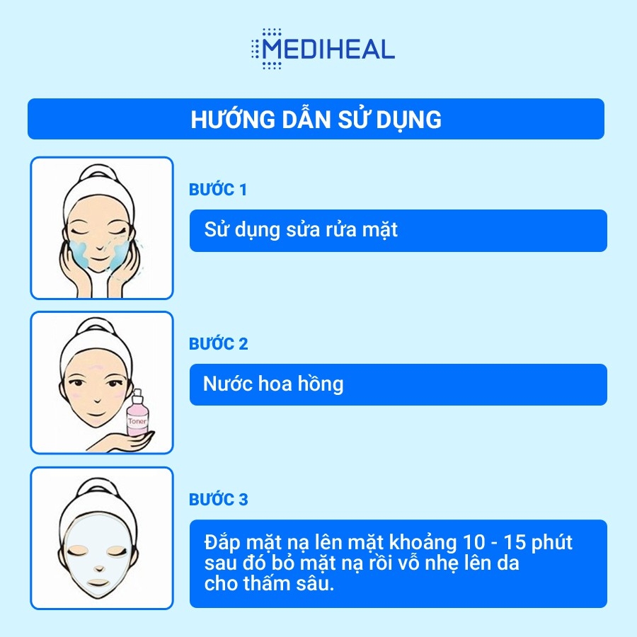 Mặt Nạ Mediheal Hyalu Moist Essence Mask Cấp Ẩm Chuyên Sâu 20ml