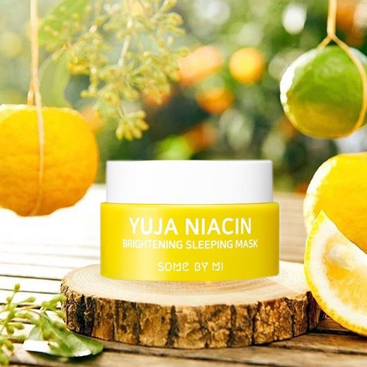 Mặt Nạ Ngủ Dưỡng Trắng Some By Mi Yuja Niacin 30 Days Miracle Brightening Sleeping Mask 15g