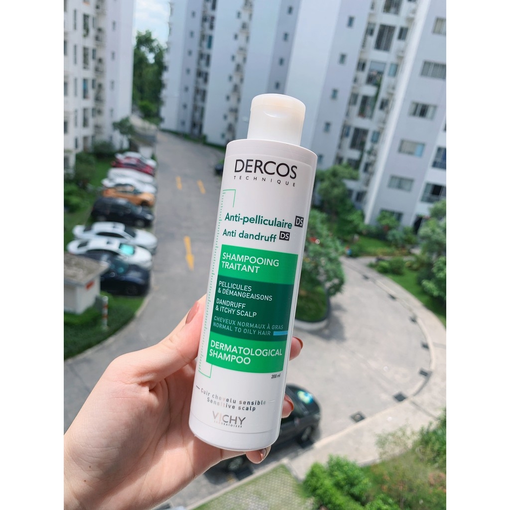 Dầu Gội  Đặc Trị Gàu Dercos Anti-Dandruff Shampoo For Greasy Hair 200 ml