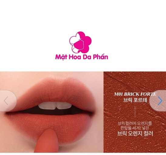 Son Romand Zero Layer Lipstick #M01 Brick Forte 3.8g