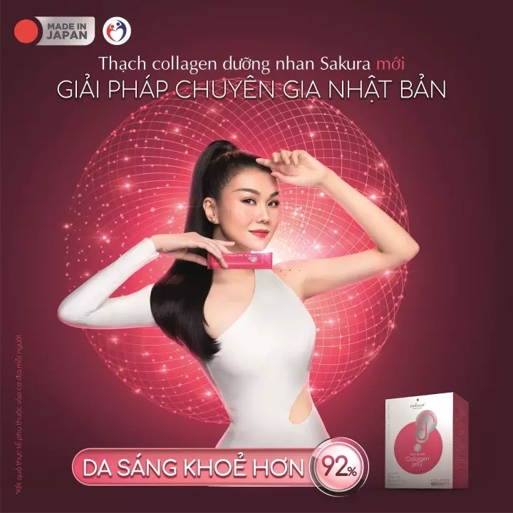 Thạch Collagen Dưỡng Da Sakura Premium Collagen Jelly Nhật Bản 450g