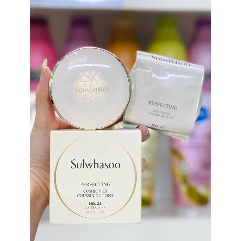 Phấn nước Sulwhasoo Perfecting Cushion EX Coussin De Teint #21 Natural Pink