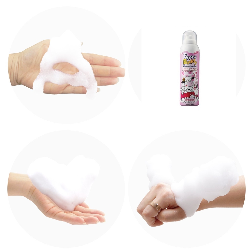 Sữa Tắm Tạo Hình Snow Buddy Whipping Cleanser 200ml #Strawberry