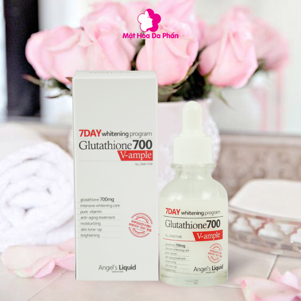 Tinh Chất Angel's Liquid 7Day Whitening Program Glutathione 700 V-Ample 30Ml