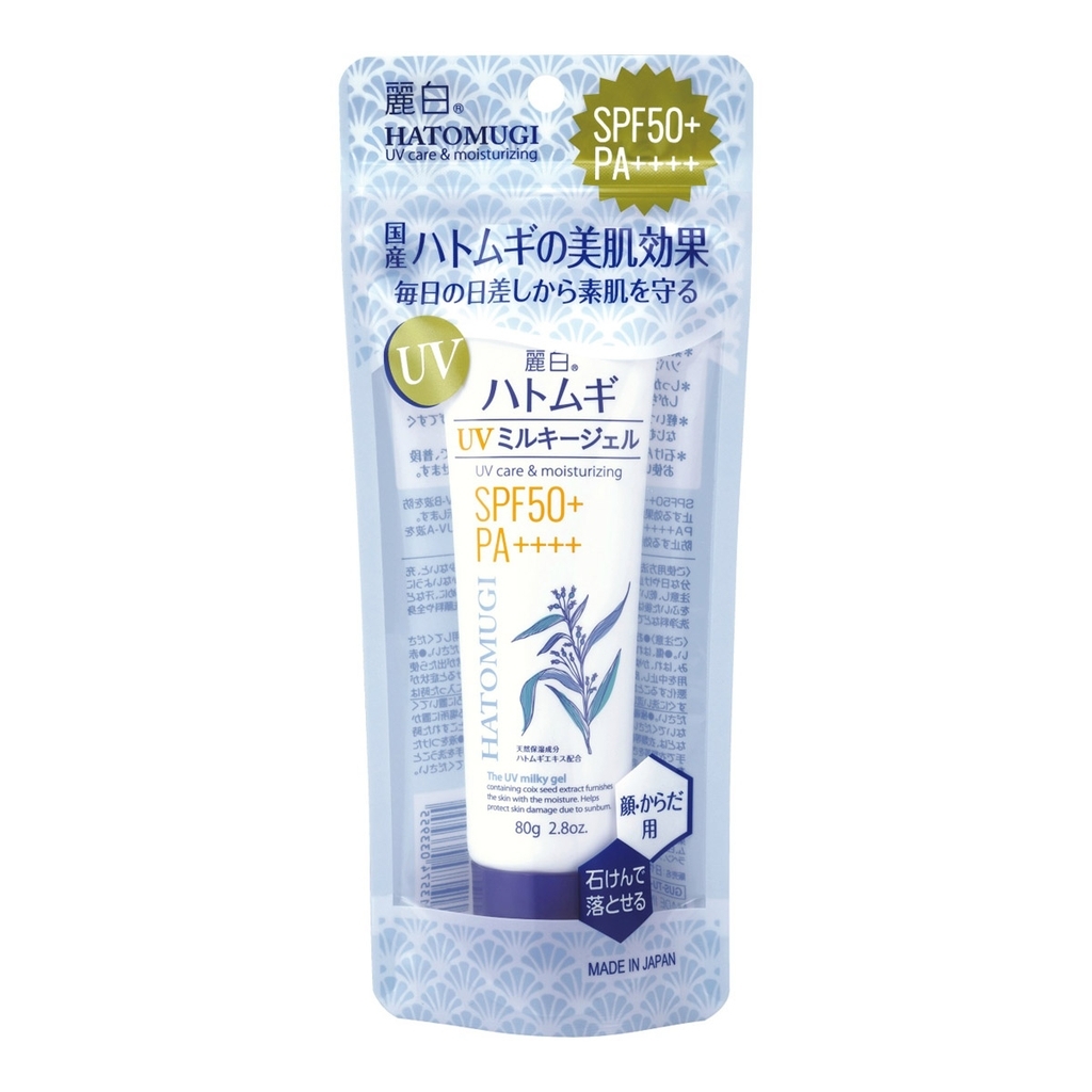 Kem Chống Nắng Hatomugi The UV Milky Gel SPF50+ PA++++ 80g