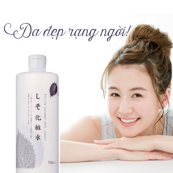 Nước Cân Bằng Perilla Natural Skin Lotion 500ml #Tía Tô (Tím)