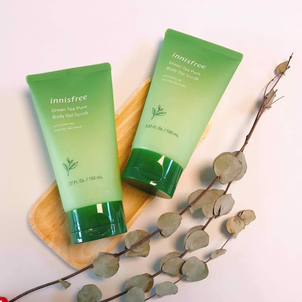 Tẩy TBC Innisfree Green Tea Pure Body Gel Scrub 150ml