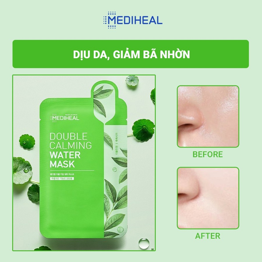 Mặt Nạ Mediheal Double Calming Water Mask Phục Hồi Da Mụn 20ml