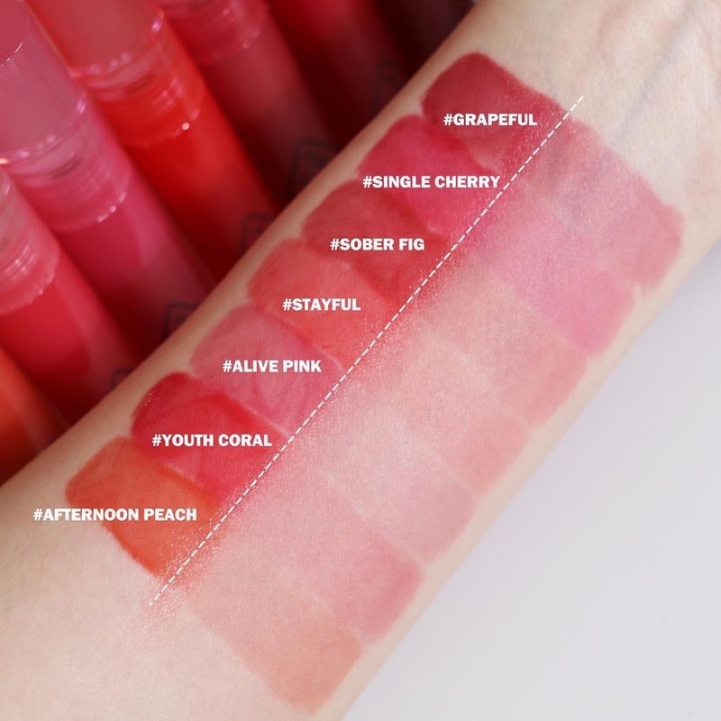 Son Tint Bóng 3CE Syrup Layering Tint #Single Cherry