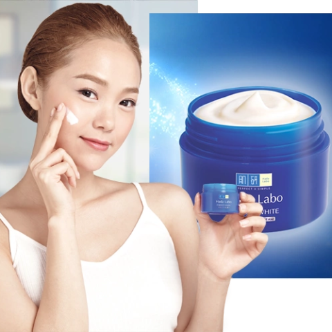 Kem Dưỡng Ẩm Trắng Da Hadalabo Shirojyun Whitening Cream Dạng Gel 50Gr