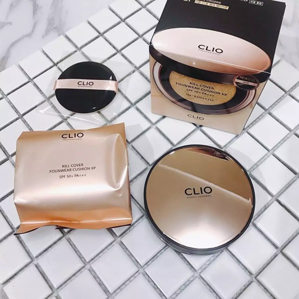 Cushion Clio Kill Cover Founwear Cushion XP SPF50+ PA+++ #3-BY Linen(Kèm Lõi Thay Thế 17g X 2)