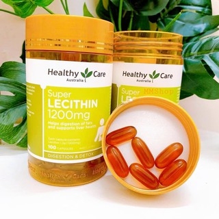 Viên Uống Mầm Đậu Nành Super Lecithin 1200mg Healthy Care (100 viên)