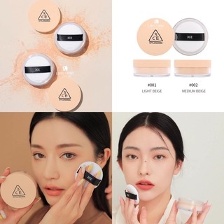 Phấn Phủ 3CE Natural Finish Loose Powder #001