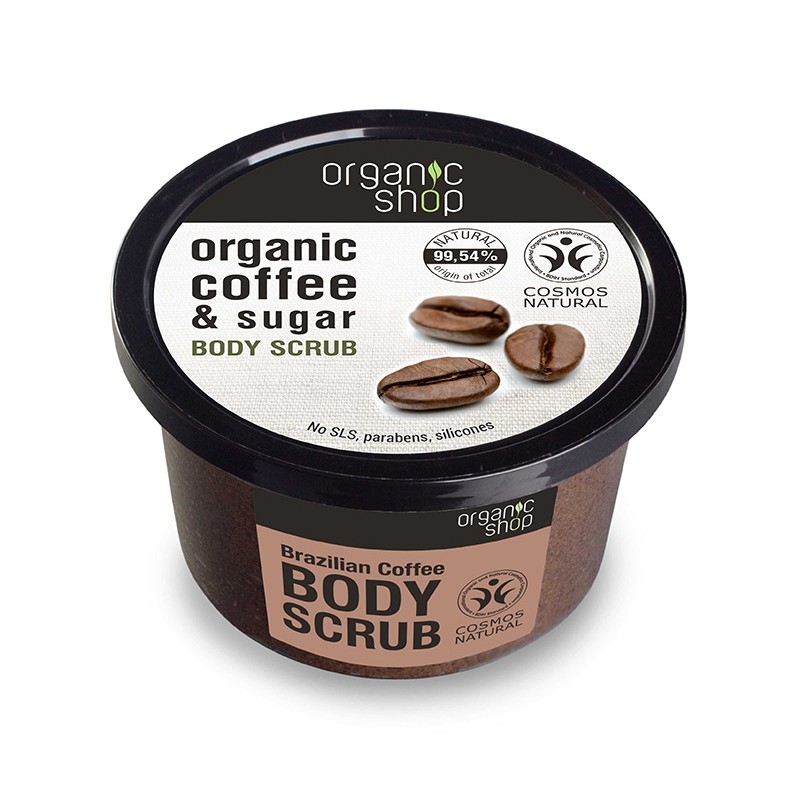 Tẩy Da Chết Toàn Thân Organic Shop Coffee & Sugar Body Scrub 250ml