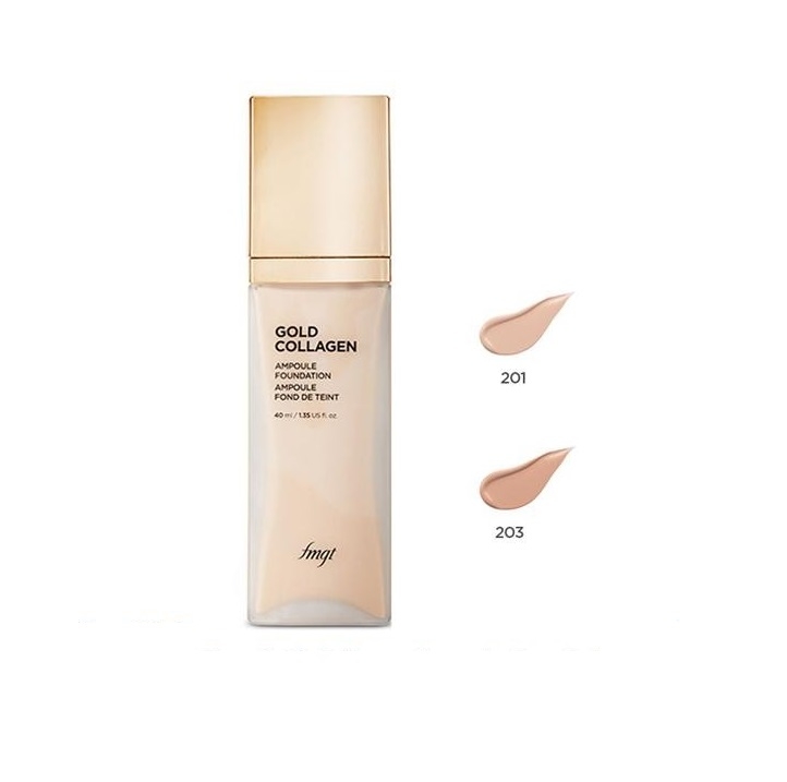 Kem Nền The Face Shop Gold Collagen Ampoule Foundation V203 40ml