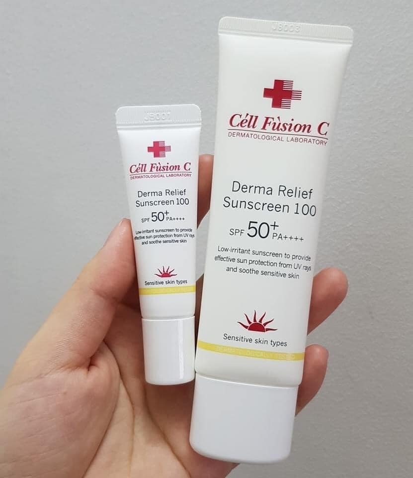 Kem chống nắng Cell Fusion C Derma Relief Sunscreen 100 SPF50+ PA++++