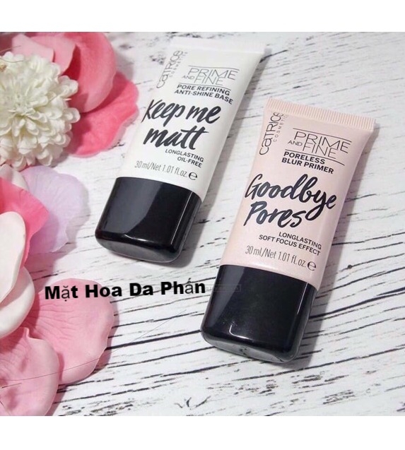 Kem Lót Catrice Prime And Fine Goodbye Pores 30Ml (Hồng)