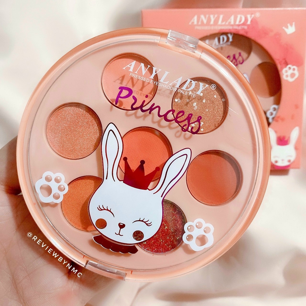 Bảng Phấn Mắt AnyLady Pressed Shadow Palette Princess