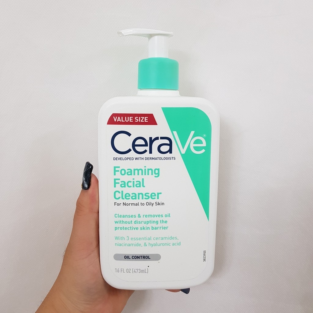 SRM Cerave Foaming Facial Cleanser For Normal To Oily Skin 473ml