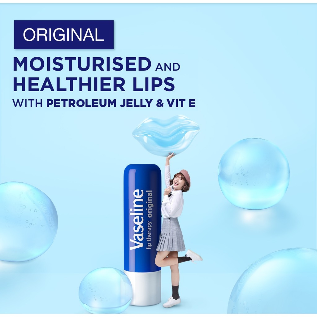 Son Dưỡng Vaseline Lip Therapy4.8g #Original