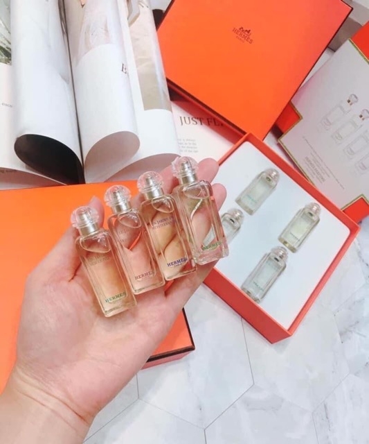 Set Nước Hoa Hermes Parfums Jardins Discovery Set 4 Hermes EDT