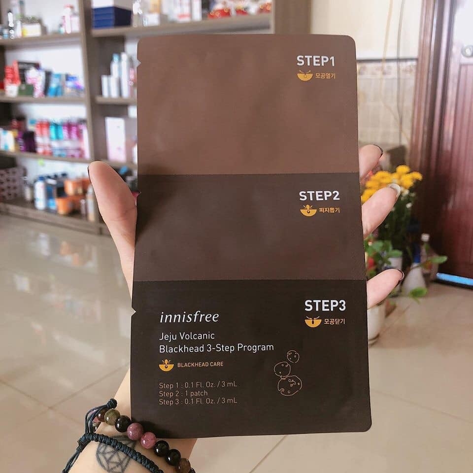 Mặt Nạ Innisfree Jeju Volcanic Blackhead 3-Step Program