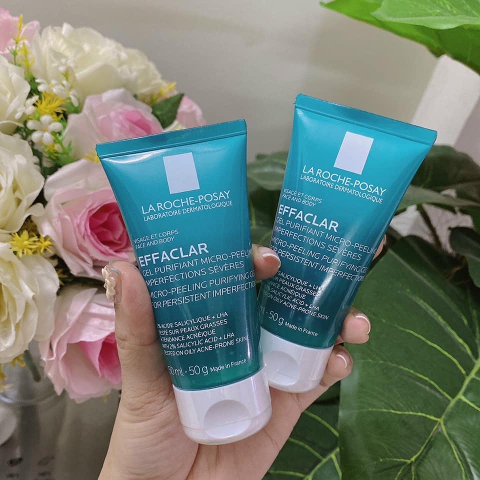 Gel Rửa Mặt & Tắm La Roche-Posay Effaclar Micro Peeling Purifying 50ml