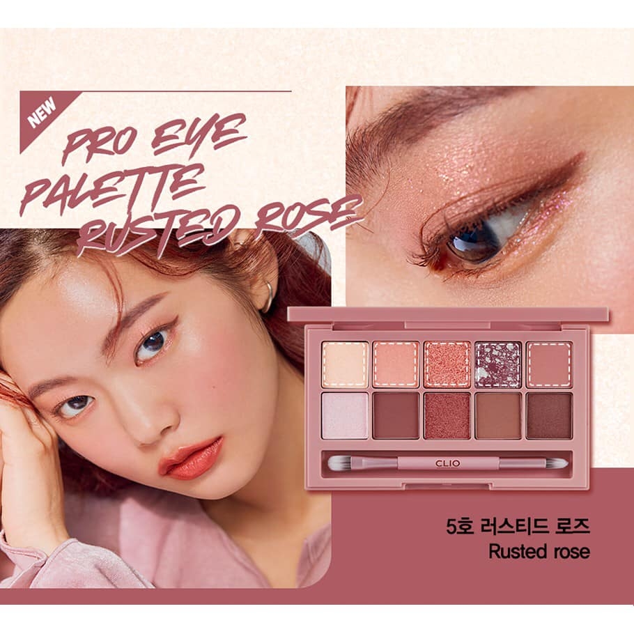 Phấn Mắt Clio Pro Eye Palette 05 Rusted Rose