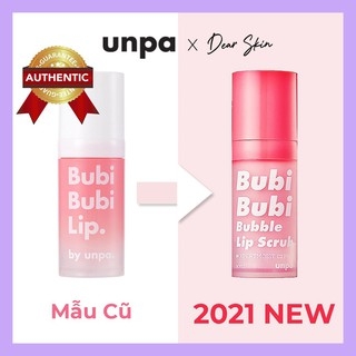 [Mẫu Mới 2021] Tẩy Tế Bào Chết Môi Bubi Bubi Bubble Lip Scrub 10ml