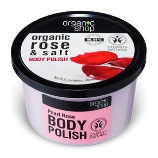 Tẩy Da Chết Toàn Thân Organic Shop Rose &Salt Body Scrub 250ml