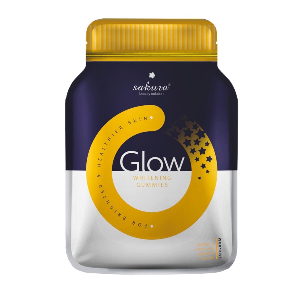 Kẹo Dẻo Làm Đẹp Sáng Da Sakura Glow Whitening Gummies 140g