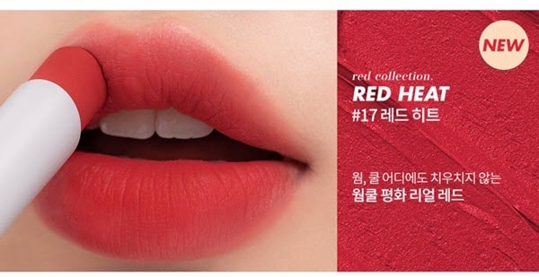 Son Thỏi Rom&nd Zero Matte #17 Red Heat