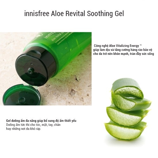 Kem Dưỡng Đa Năng Innisfree Aloe Revital Soothing Gel 300ml