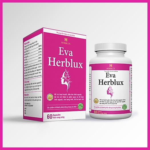 Viên Uống Eva Herblux Hỗ Trợ Điều Hòa Kinh Nguyệt