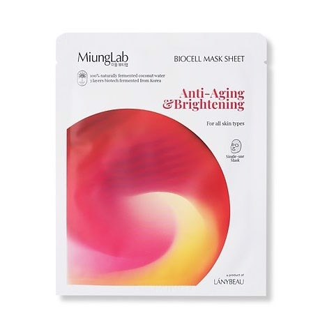 Mặt Nạ Miung Lab Biocell Mask Anti-Aging & Brightening (Đỏ)