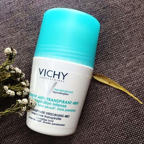 Lăn Khử Mùi Vichy Traitement Anti-Transpirant 48h (Nắp Xanh) 50ml