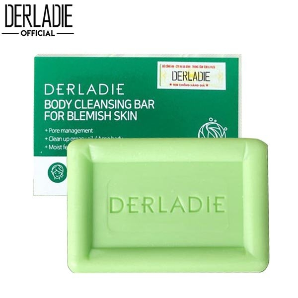 Xà Phòng Giảm Mụn Cơ Thể Derladie Body Cleansing Bar For Blemish Skin 50g