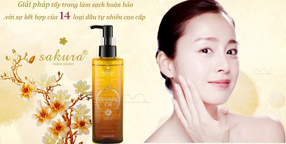 Dầu Tẩy Trang Sakura Cleansing Oil 150ml